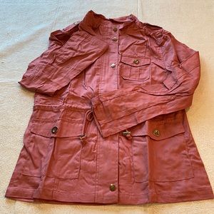 Cute pink autumn jacket